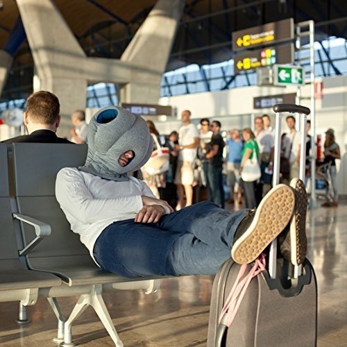 OSTRICH PILLOW ORIGINAL das Reisekopfkissen für das Flugzeug, Auto, Nackenunterstützung für das F