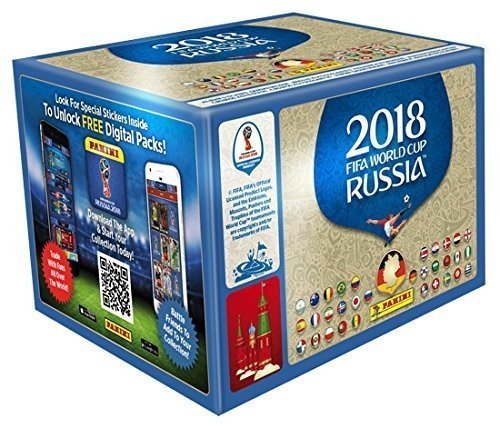 Panini WM Russia 2018 - Sticker - 1 Display (100 Tüten) deutsche Ausgabe