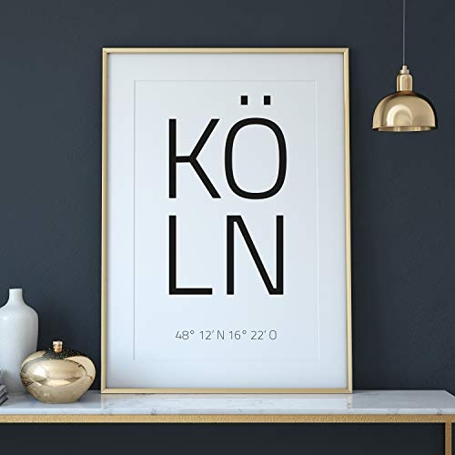 Papierschmiede Koordinaten Köln Poster