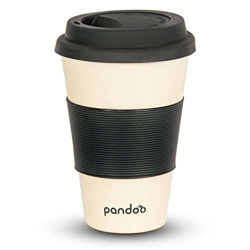 pandoo Bambus Coffee-to-Go-Becher | Kaffee-Becher, Trink-Becher, Bamboo-Cup | ökologisch abbaub