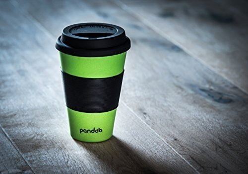 pandoo Bambus Coffee-to-Go-Becher | Kaffee-Becher, Trink-Becher, Bamboo-Cup | ökologisch abbaub