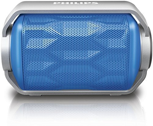 Philips BT2200A/00 kabelloser Bluetooth Lautsprecher (5 Std Akku, wasserfest, Freisprechfunktion) bl