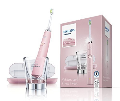 Philips Sonicare DiamondClean Elektrische Zahnbürste mit Schalltechnologie HX9362/67, rosa