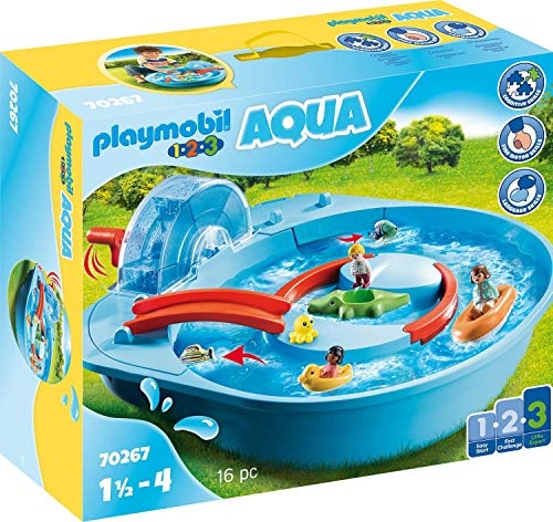 PLAYMOBIL 1.2.3 Aqua Fröhliche Wasserbahn