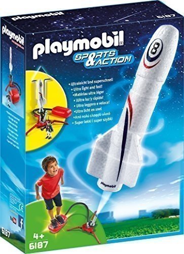 PLAYMOBIL 6187 - Rakete mit Spring-Booster