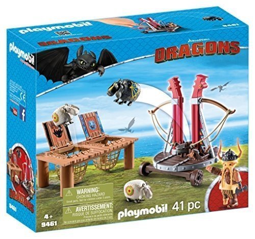 PLAYMOBIL Grobian mit Schafschleuder