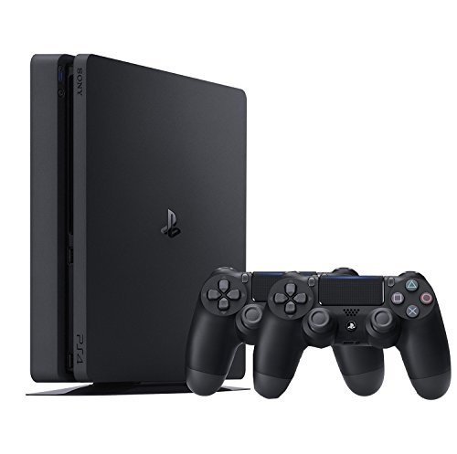 PlayStation 4 - Konsole (500GB, schwarz, slim) inkl. 2. DualShock Controller