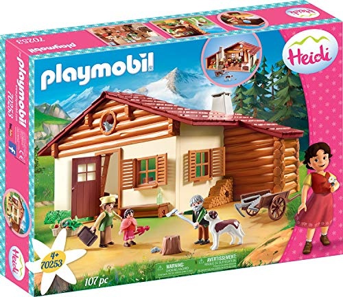 Playmobil Heidi auf der Almhütte
