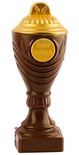 Pokal aus Schokolade Super Mama