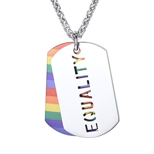 PROSTEEL personalisiert Halskette LGBT