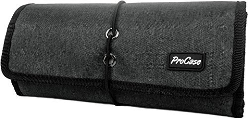 ProCase Travel Gear Organizer Elektronik Zubehör Tasche, Kleine Gadget Tragetasche Aufbewahrungstas