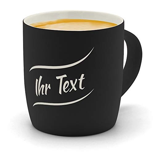 printplanet Kaffeebecher mit eigenem Text graviert