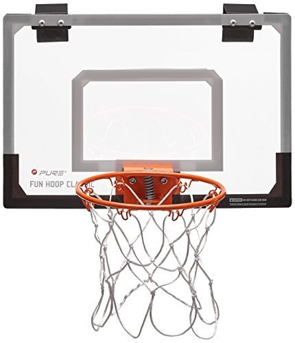 Pure2Improve Klassik Indoor-Basketballkorb, Transparent, 46 x 30 cm