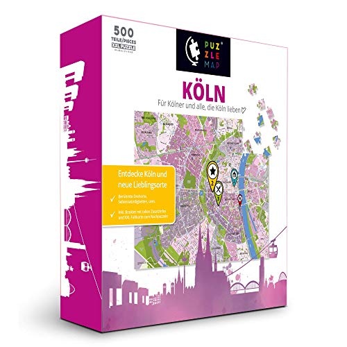PuzzleMap Köln Puzzle Stadtplan