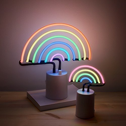 Rainbow Neon Light - Regenbogen Neonlicht Decoration LED Nachtlichter (Klein - Small)