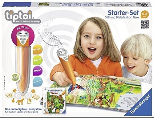 Ravensburger tiptoi Starter-Set mit Stift und Buch Bilderlexikon Tiere