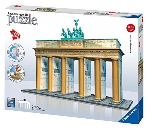 Ravensburger Brandenburger Tor-Berlin - 324 Teile 3D Puzzle-Bauwerke