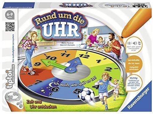 Ravensburger Tiptoi Lernspiel Rund um die Uhr