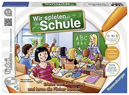 Ravensburger tiptoi Wir spielen Schule Erlebe interaktiv einen kompletten Schultag