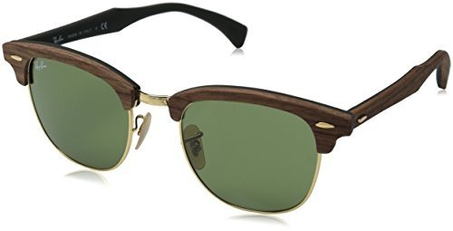 Ray Ban Unisex Sonnenbrille RB3016M, Gr. Large (Herstellergröße: 55), Braun (Gestell: Braun, Gläs