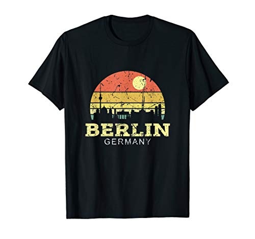 Retro Vintage Skyline Berlin Shirt