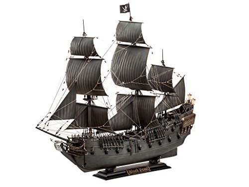 Revell 05699 - Modellbausatz Schiff 1:72 - Piratenschiff Black Pearl im Maßstab 1:72, Level 5