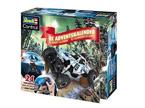 Revell Control 01014 - RC Adventskalender XS Crawler mit 4WD Allradantrieb, ferngesteuertes Auto, Ba