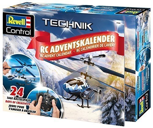 Revell Control RC Adventskalender Hubschrauber, ferngesteuerter RC Helikopter für Einsteiger zum Se