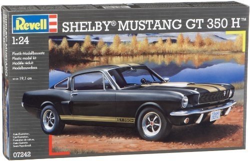 Revell Modellbausatz Auto 1:24 - Shelby Mustang GT 350 H im Maßstab 1:24, Level 4, originalgetreue 