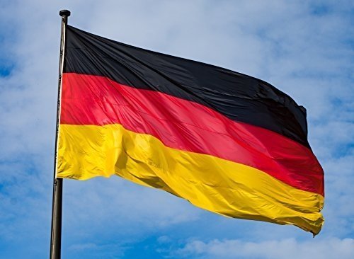 RIESEN Deutschland Fahne Flagge XXXL 190x450cm