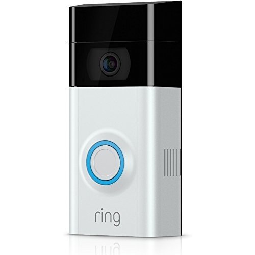 Ring Video Doorbell 2 - Video Türklingel 2 1080p HD Video, Gegensprechfunktion, Bewegungsmelder, WL