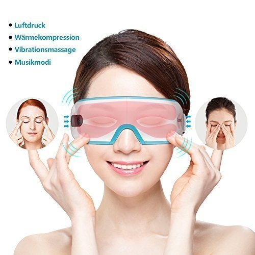 Samesay Breo Augen Massagegerät Elektrisches Augen Massager mit Drei Modul (Wärmefunktion Vibratio