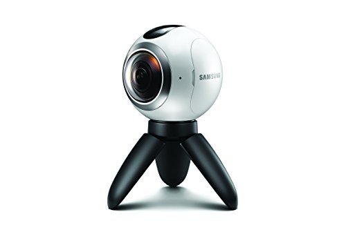 Samsung Gear 360 Actionkamera für Panorama-Videos und Fotos  - Weiß (Italien / Vereinigtes Königr