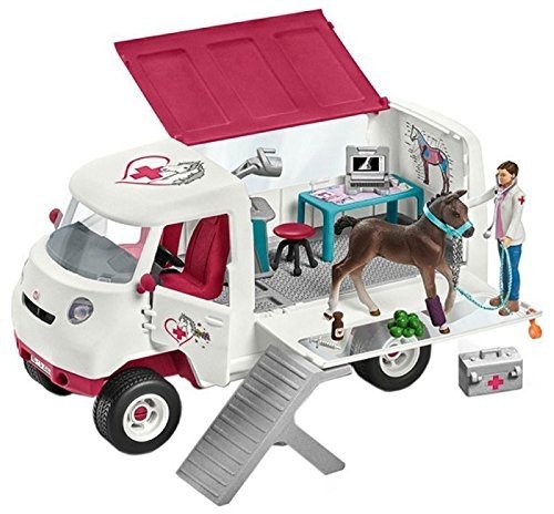 Schleich "Mobile Tierärztin mit Hannoveraner Fohlen" Spielzeug