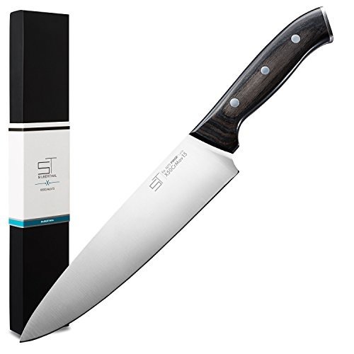 SILBERTHAL Chefmesser | 21 cm Klinge | Kochmesser, Küchenmesser | Fleischmesser | Ergonomischer Gri