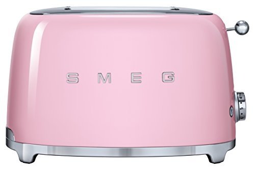 Smeg TSF01PKEU Toaster 2 Scheiben, cadillacpink