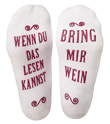 Socken Bring Mir Wein