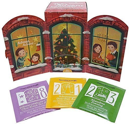 Sonnentor Tee-Adventkalender bio, Aufgussbeutel 24 Stck, 1er Pack (1 x 38 g)