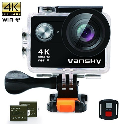 Sport-Action-Kamera, Vansky Action Kamera WIFI Sports Cam 4K Camera 20MP Ultra Full HD Unterwasserka