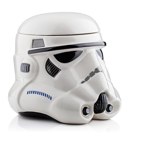 Star Wars 21421 - Storm Trooper 3D Keksdose aus Keramik mit Deckel, 20 x 20 x 22 cm