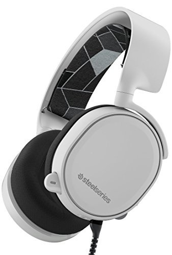 SteelSeries Arctis 3 Gaming Headset (7.1 Surround für PC, Mikrofon ClearCast) - Weiß