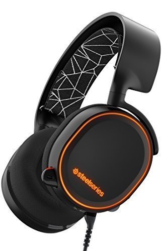 SteelSeries Arctis 5 Gaming Headset (DTS 7.1 Surround für PC, RGB-Beleuchtung) - Schwarz