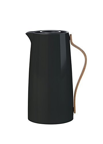 Stelton x-200-2 Emma Isolierkanne - Kaffee 1,2 L, Kunststoff, schwarz, 15.5 x 13 x 26 cm