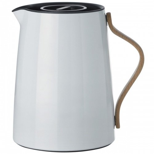 Stelton x-201 Emma Isolierkanne Tee 1 L, Kunststoff, Weiß, 17 x 14 x 19.5 cm