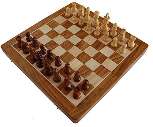 Stonkraft Hochwertiges Holz-Schachspiel