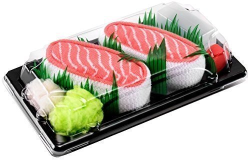 Sushi Socken 1 Paar Lachs