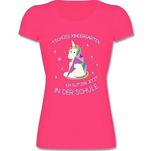 T Shirt Einschulung Einhorn Tschüss Kindergarten