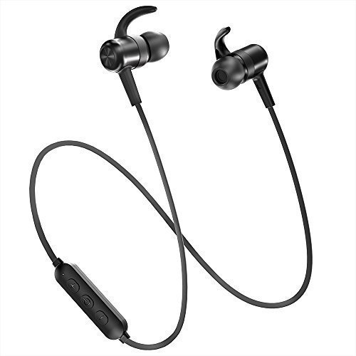 TaoTronics Bluetooth Kopfhörer 4.1 In Ear Wireless Headset mit Magnet bis zu 8 Stunden Spielzeit Sp