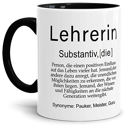 Tasse Definition Lehrerin