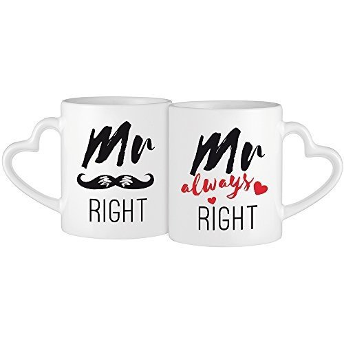 Tassen Mr Right & Mr Always Right